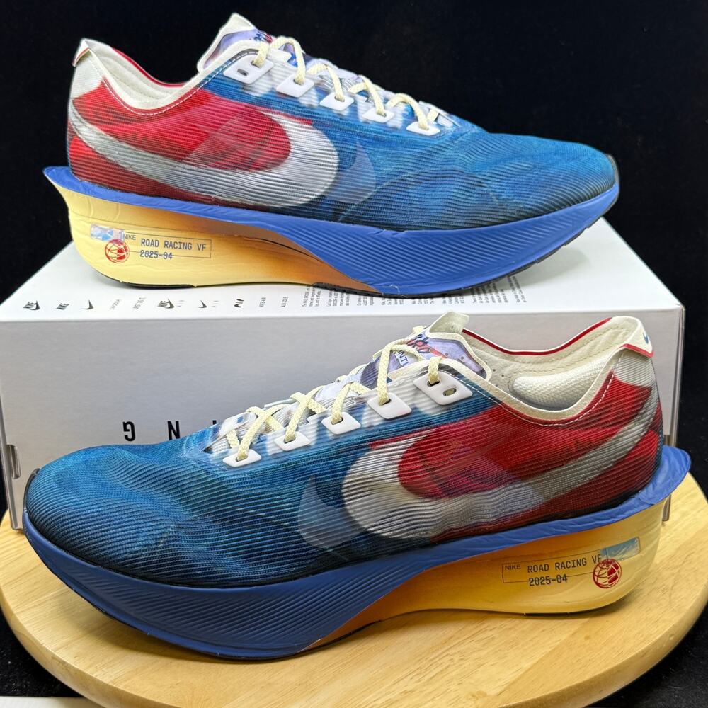 Nike ZoomX VaporFly Next% 4 Pre Montreal Blue Red IH3586 999 Men's Size 10 NEW